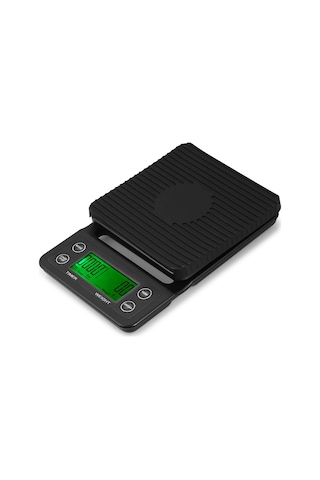 Reedark Hassas Mutfak Terazisi: 3kg Kapasiteli, 0.1g Hassasiyetli, Zamanlayıcılı Ve Tare Fonksiyonlu 112 Karakter Siyah