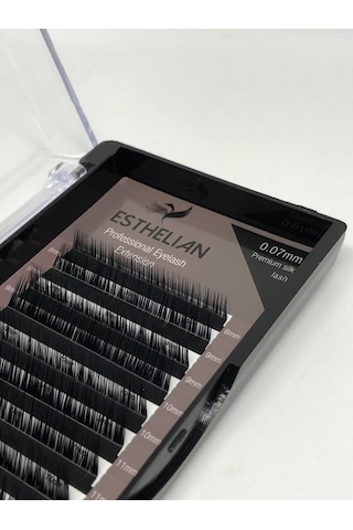 Esthelian İpek Kirpik L Kıvrım 0.07 MM Mix Boy
