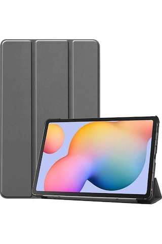 Lenovo Uyumlu M10 Plus Tb-X606F Tablet Kılıf Standlı Smart Arkası Şeffaf