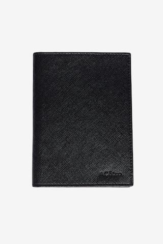 Ac&co / Altınyıldız Classics Erkek Siyah Özel Hediye Kutulu Suni Deri El Yapımı Pasaportluk Siyah