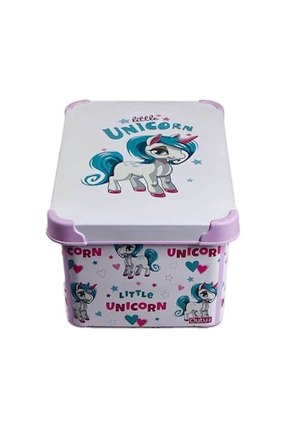 Style Box Unicorn 10 L Dekoratif Saklama Kutusu Çok Renkli