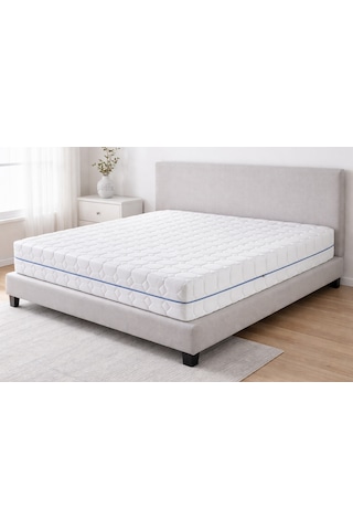 Artex Kılıf İnci 140x190 Yatak Kılıfı Koruyucusu Yatak Örtüsü Fermuarlı Kapitone Zippered Mattress Cover Çift Kişilik Beyaz