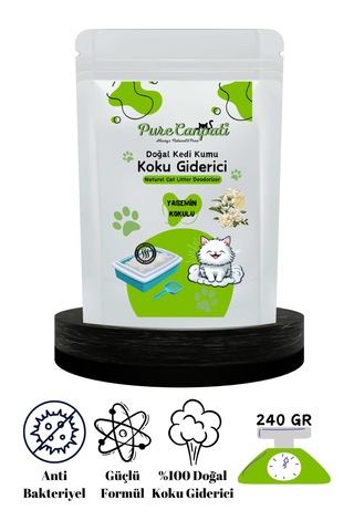 Purecanpati Kedi 5 Çeşit Karışık Krema ve Kedi Kumu Koku Giderici