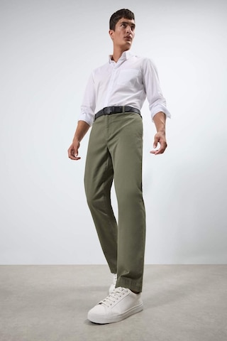 Defacto Regular Fit Düz Paça Chino Kanvas Pantolon E8064ax25aukh82 Haki