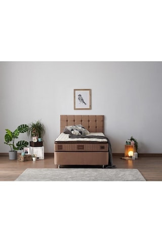 Nironyatak W.Cotton 120X200 Tek Kişilik Pedli Yatak Full Ortopedik Yaylı Yat