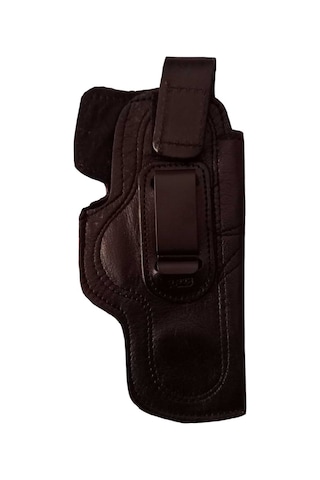 Sig Sauer P229 İçin Uyumlu Çorap Tipi Deri İç Kılıf Metal Maşalı Siyah