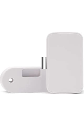 Vkemall Bt Uygulama İle Açılan Otomatik Kilitleme Dolap Kilitleri - Beyaz T1 Modeli, Şifre/anahtar Unutma Sorunu Çözücü, Pil Yok