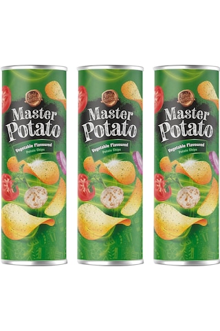 Master Potato Sebze Çeşnili Cips 3 x 160 G