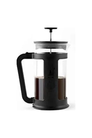 1l Kapasiteli Pratik French Press - Borosilikat Cam Ve Paslanmaz Çelik Filtre Açık Mavi