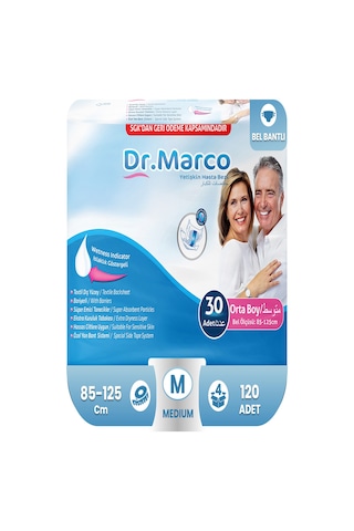 Dr. Marco Yetişkin Bel Bantlı Hasta Bezi M 120'li