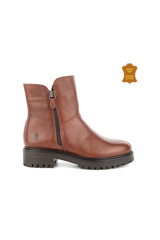 Hush Puppies Eretria 725029 Gerçek Deri, Anatomik, Kadın Bot Taba Taba
