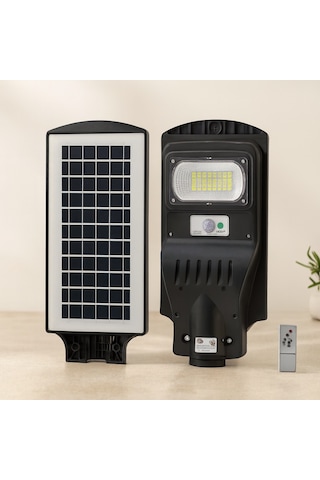 100w 6500k Solar Sensörlü Sokak Lambası Beyaz