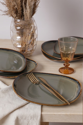 Keramika Reaktif Yeşil İsabella Pasta Tabağı 25 Cm 6 Adet Q84 Keramika Reaktif Yeşil İsabella Pasta Tabağı 25 Cm 6 Adet Q84