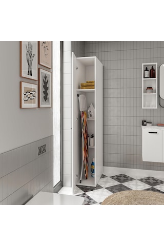 Savana M Çok Amaçlı Banyo Dolabı Beyaz