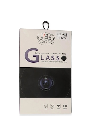 Apple Uyumlu iPhone 15 Bilvis Titan Kamera Lens - Siyah