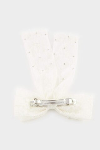 Defacto Kadın Kurdele Görünümlü İncili Çıtçıtlı Toka E6801axnswt1 Diğer