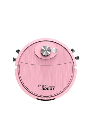 Springsun 3'ü 1 Arada Süpürme Emme Paspas - Akıllı Usb Şarjlı Robot Süpürge Tembeller İçin