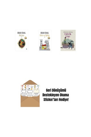 Murtaza Midi Boy + Eskici Ve Oğulları Midi Boy + Farecik Uyku + Okuma Sticker'ları