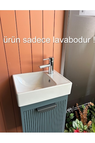 Turkuaz Seramik Cerastyle Sharp Mini 40 x 30 CM Lavabo