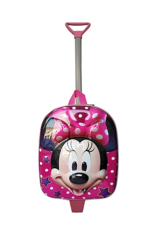 Anaokulu Çekçekli Sırt Çantası 3-6 Yaş 5d Minnie Mouse