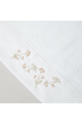 Linens Mirel Bambu 50x85 Cm Yüz Havlusu Beyaz Beyaz