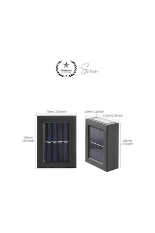 Bahçe Aydınlatması Solar Güneş Enerjili Dekoratif Led Işıklı Lamba Dış Mekan Su Geçirmez Sağlam