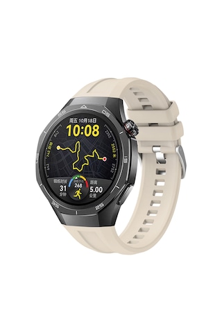 Mobilteam Huawei Watch Gt5 Pro 46mm Uyumlu Krd-130 Silikon Kordon Strap Kayış-starligh