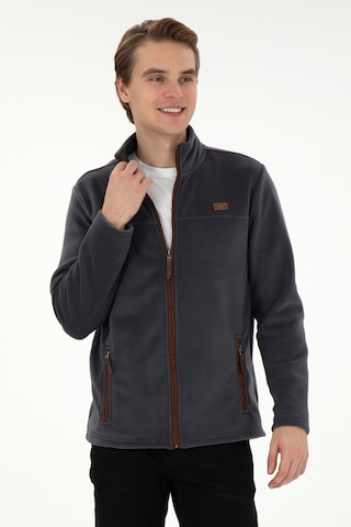 U.S. Polo Assn. Erkek Antrasit  Polar Örme Hırka 50290594-VR006