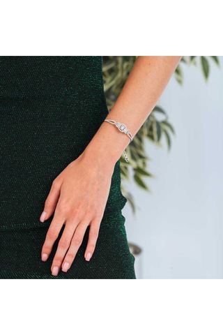 Casera's Gümüş Baget Kadın Bileklik Csr2183077 Gümüş