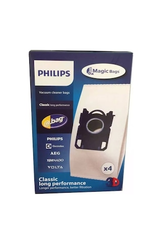 Philips Uyumlu Fc 9170 Kutulu Toz Torbası 4Lü
