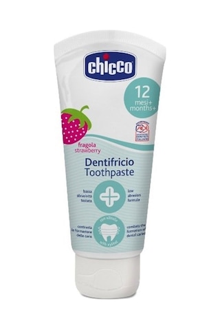 Chicco 12+ Ay Çilek Aromalı Çocuk Diş Macunu 50 ML