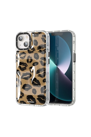 Youngkit Apple Uyumlu iPhone 13 Kılıf YoungKit Leopard Article Serisi Kapak ZORE-267392