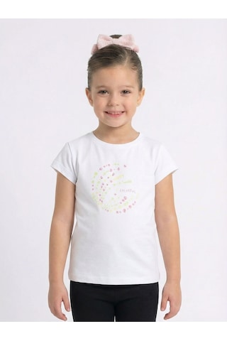 Xo Kids Kız Çocuk Tişort 9ay-4 Yaş 38641 Ekru