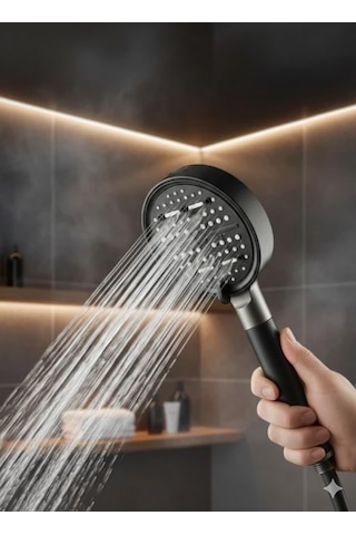 Mayaglory Multi 6 Fonksiyonlu Spa Etkili Filtreli Duş Başlığı Yüksek Basınçlı Su Tasarruflu Klor Ve Kireç Önleyici El Duşu, Handshower Klasik Diğer