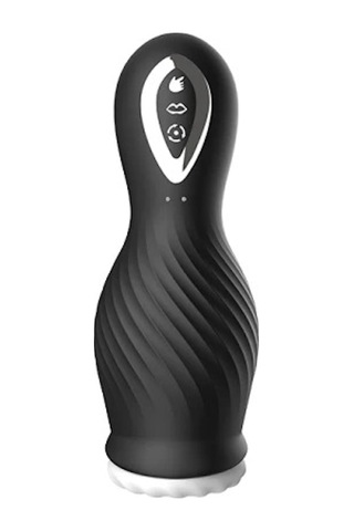 Carmine Dönebilen Penis Eğitmeni Şarjlı Su Geçirmez Otomatik Mastürbatör Mor