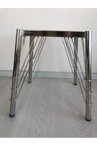 Metal, 40 Cm Krom Kaplama Sandalye Ayağı 2 Adet