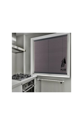 Plise Dekor Antrasit Gri Plise Perde Yapıştırmalı 60g X 150y Cm Çok Renkli