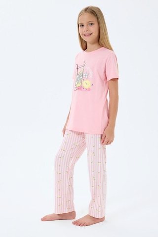 Rolypoly Kız Çocuk Pembe Pijama Takım Rp3776-c-v2 Pembe