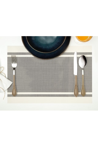 Madame Coco Adrianne Amerikan Servis Asr-0130,7x12,8x3,2cm-gri Gri