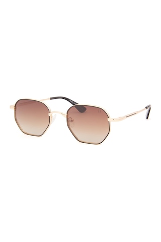 Hermod Ps33207-c101 50 Polarize Unisex Güneş Gözlüğü Altın