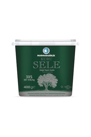 Marmarabirlik Kuru Sele 381-410 KB 3XS Siyah Zeytin Kutu 400 G Marmarabirlik Kuru Sele 381-410 KB 3XS Siyah Zeytin Kutu 400 G