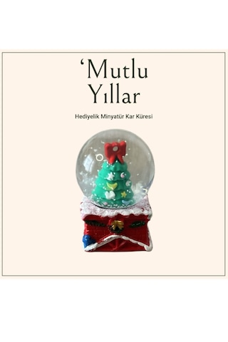 Yeni Yıla Özel Masaüstü Kar Küresi