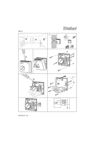 Vaillant VRT 15 Kablolu Oda Termostatı