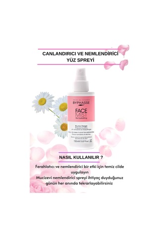 Byphasse Canlandırıcı ve Nemlendirici Yüz Spreyi 150 ML