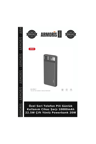 Özel Seri Telefon Pili Günlük Kullanım Cihaz Şarjı 10000mah 22.5w Çift Yönlü Powerbank 20w Çok Renkli