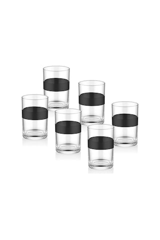 The Mia Dark Kahve Yanı Su Bardağı 6'lı Set