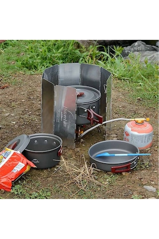 Naturehike Katlanabilir Rüzgar Kalkanı Gri