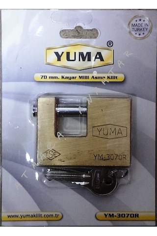 Yuma Kayar Pimli 70 Mm Asma Kilit