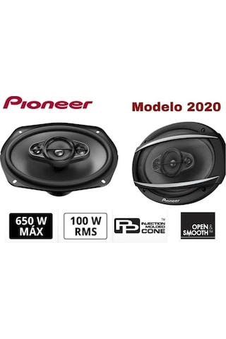 Pıoneer Ts-6977S 6X9 650Wat 100Rms Oval Hoparlör 2 Adet