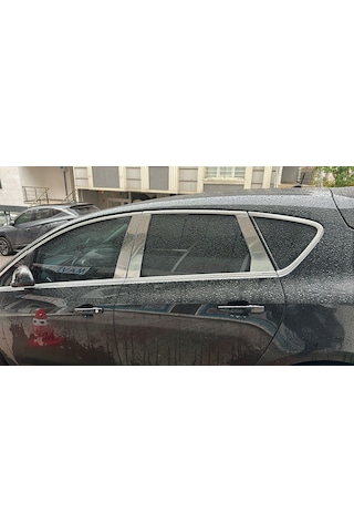 Opel Astra J Sedan-hb Uyumlu 2009-2020 Krom Cam Direği 6 Parça Paslanmaz Çelik Astra J